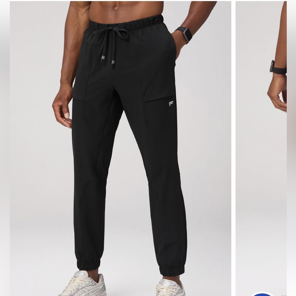 Fabletics The One Black Drawstring Joggers - image 1